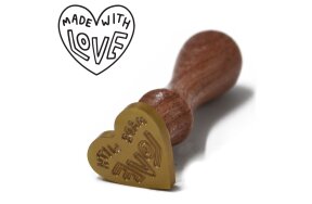 WAX SEAL STAMP "MADE WITH LOVE" POP